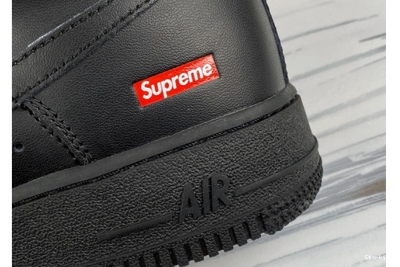 Low  Air 1 CU9225-001 Supreme Black Force Nike  0813